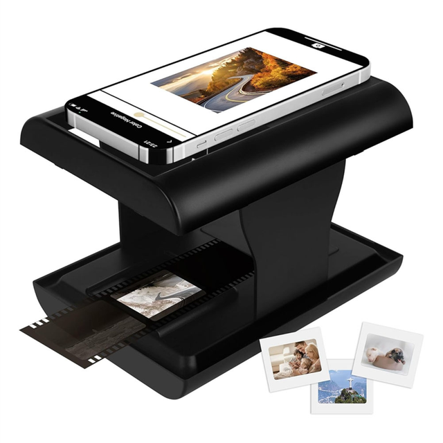 Mobile film and slide scanner, 35mm slide and negative scanner with led5520