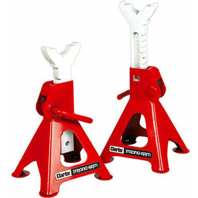 CLARKE AXLE STAND 3 TON THREE TONNE FIXED STANDS LIFT JACK PROFESSIONAL CAX3TBC