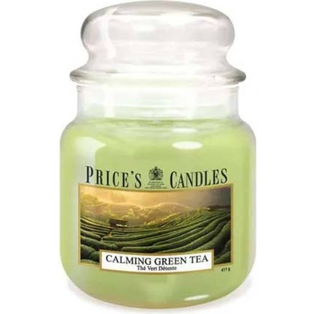 Prices Candles Medium Jar Calming Green Tea