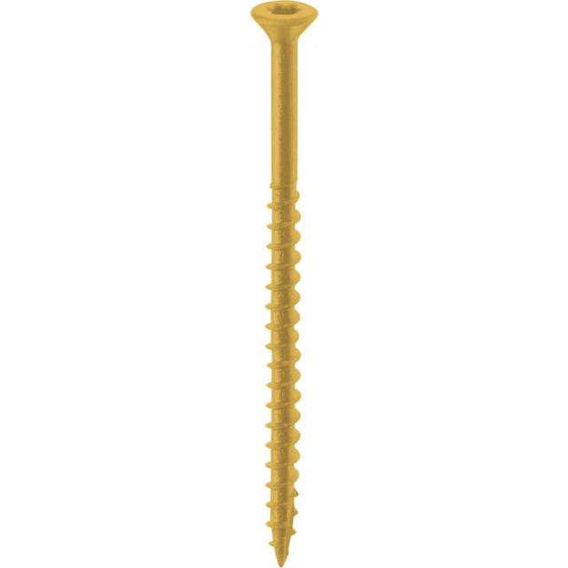 "Nuvo Iron #10 Screw  4""""""""  Torx Head  Tan  100 Count"