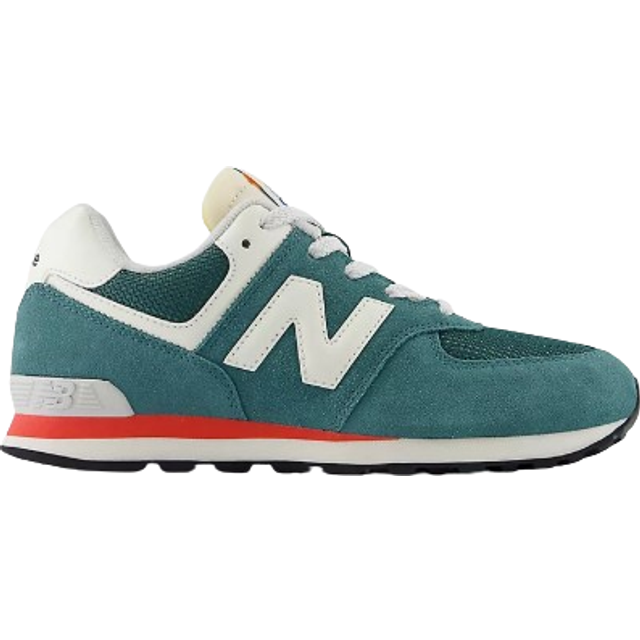New Balance Green 574 Boys Junior Trainers