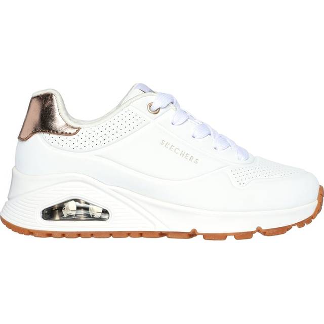 Girls' Lace-up Uno - White/gold