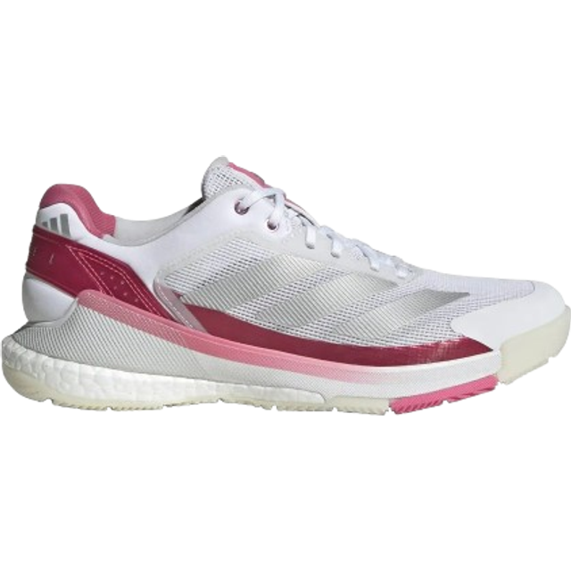 Crazyquick BOOST Padelskor - Cloud White / Silver Metallic / Lucid Pink