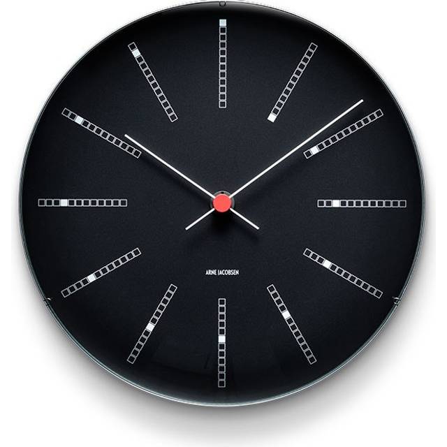 Arne Jacobsen Bankers Black Vægur 29cm