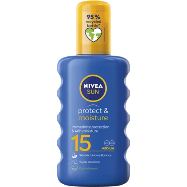 Nivea Sun Protect & Moisture Suncream Spray Spf20 200ml