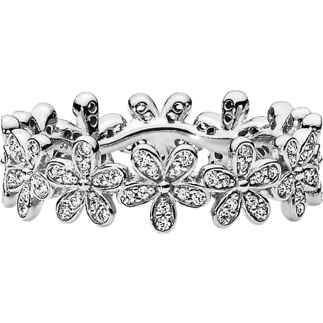 Pandora Dazzling Daisy Band Ring - 50 - Silver