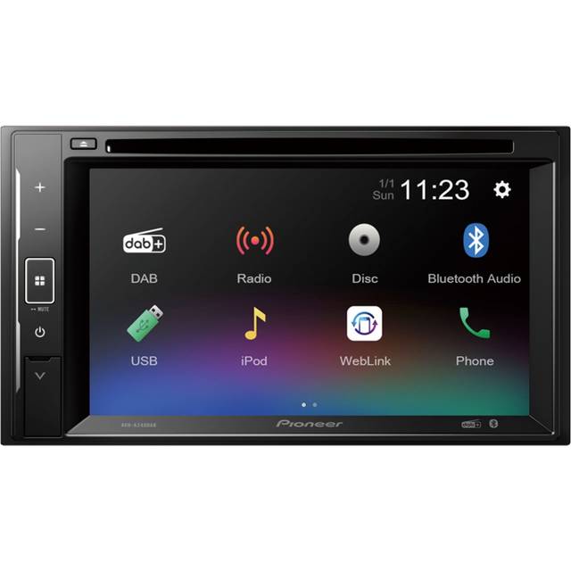 OUTLET - Pioneer AVH-A240DAB Bilstereo CD/DAB+/Bluetooth och Touch Skärm