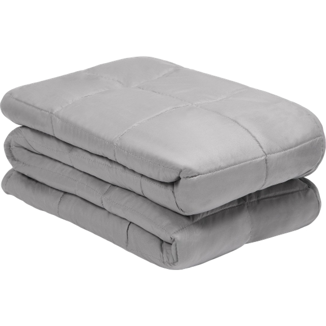 Quilted Weighted Blanket - Silver Grey / 125 x 180cm, 6kg(13lb)