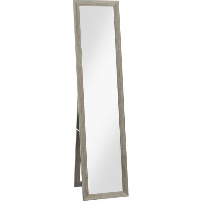 HOMCOM Full Length Mirror - Farmhouse Wall Mirror - Hanging & Freestanding | TJ Hughes