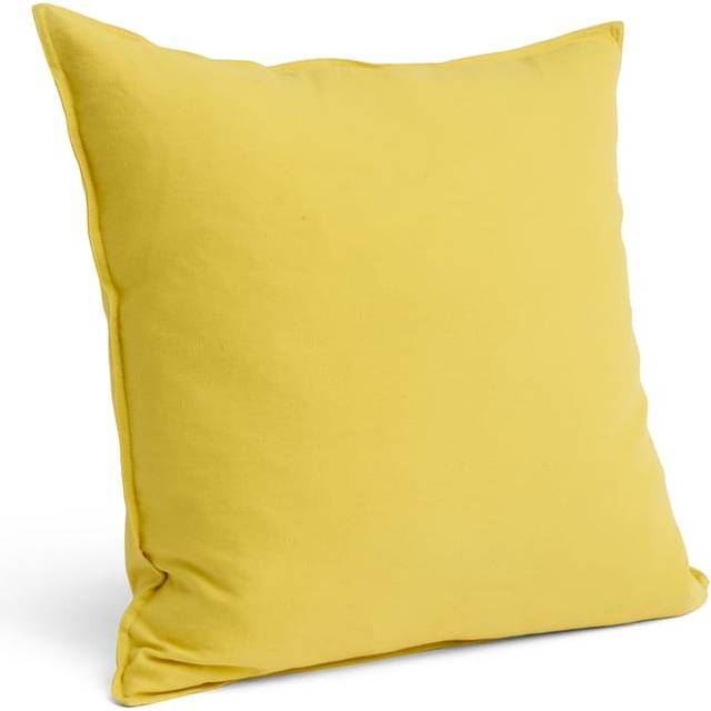 HAY Linen kudde 60x60 cm Lemon yellow - Gul