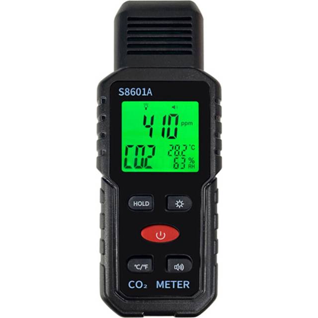 3 in 1 CO2 Meter Air Quality Handheld 5000Ppm CO2 Monitor, S8601A