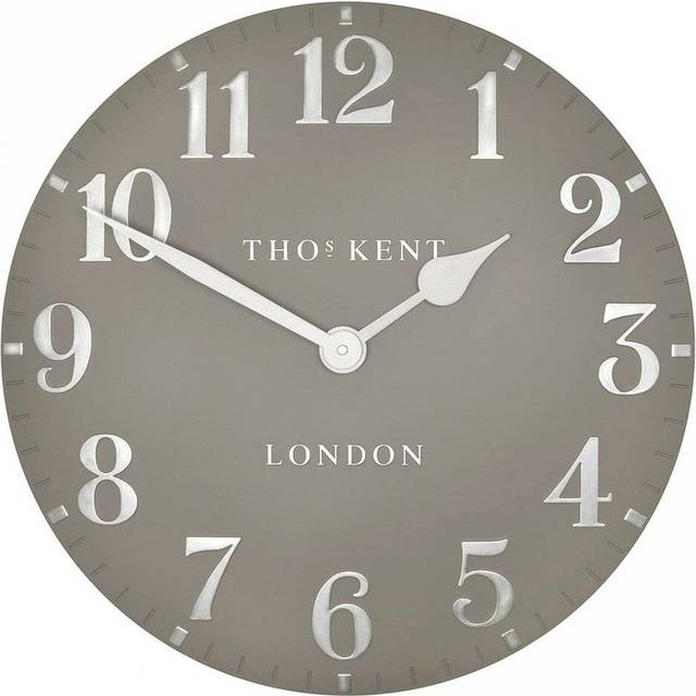Thomas Kent Arabic Wall Clock, 51cm, Mink