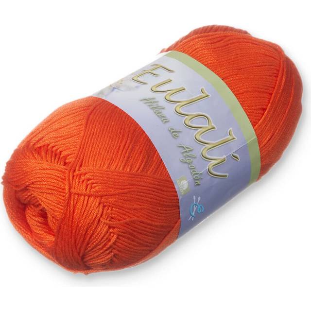 EULALI [100grs] by Omega - Bright 100% Mercerized Egyptian Cotton Thread - Color: 08 Orange