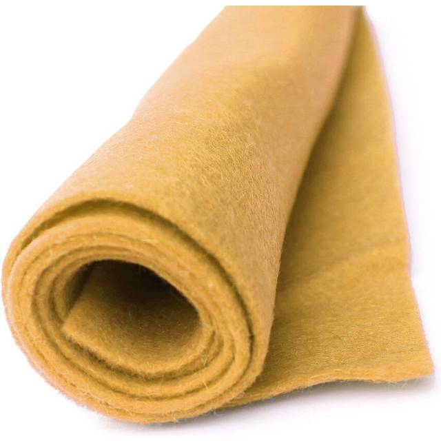Old Gold - Wool Felt Oversized Sheet - 20% Wool Blend - 1 12x18 inch Sheet