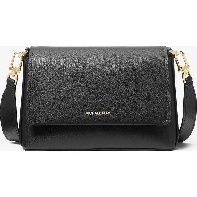Michael Kors Nessa Leather Cross body Messenger Bag, Black