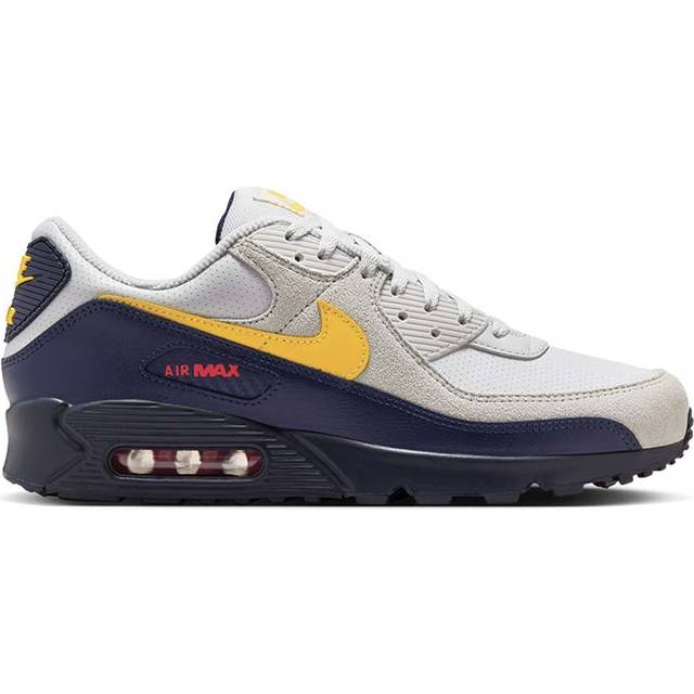 Sneakers Nike Air Max 90 Neutral Grey/ Tour Yellow-Obsidian UK 8 (8)
