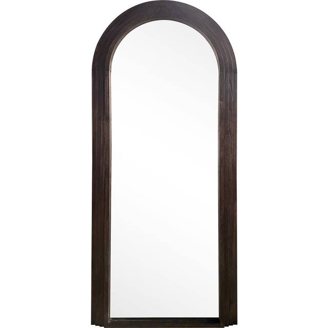 Evie 180 x 80cm Brown Ridged Arch Lean To Mirror - The Port. Co Gallery