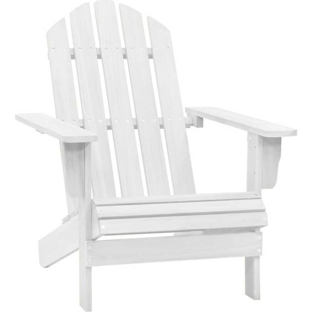 vidaXL Garden Chair Wood White