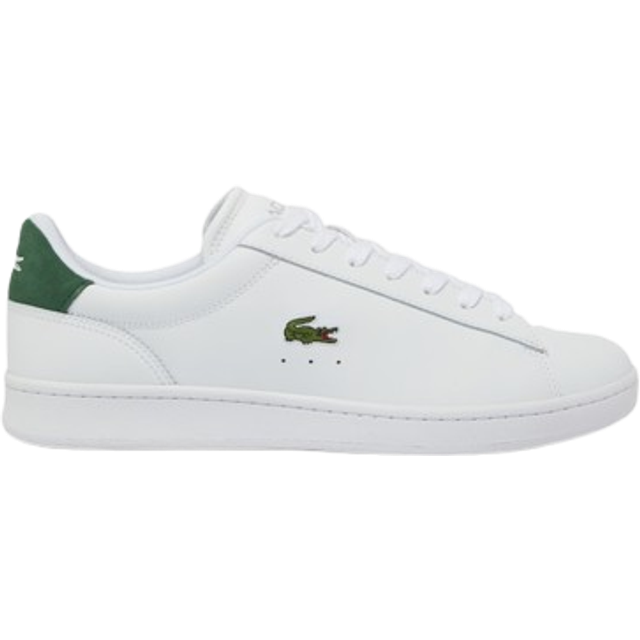 Lacoste – Carnaby – Vita och gröna sneakers-Vit/a
