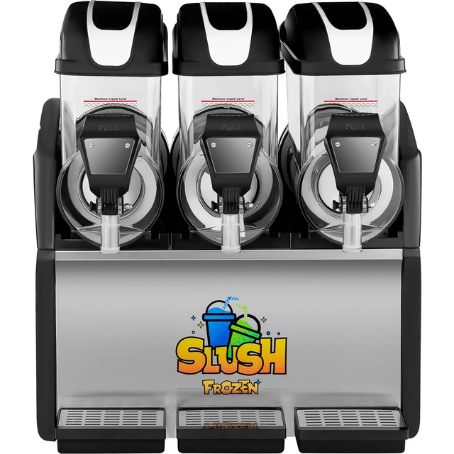 Royal Catering - Slush Maker Machine Soft Ice Cream Maker Ice Cream Gastro Slush Ice 3 x 12 l