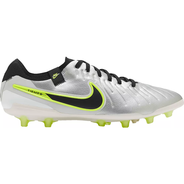 Nike Tiempo Legend 10 Pro Artificial-Grass Low-Top Football Boot - Grey - 6 (EU 40)