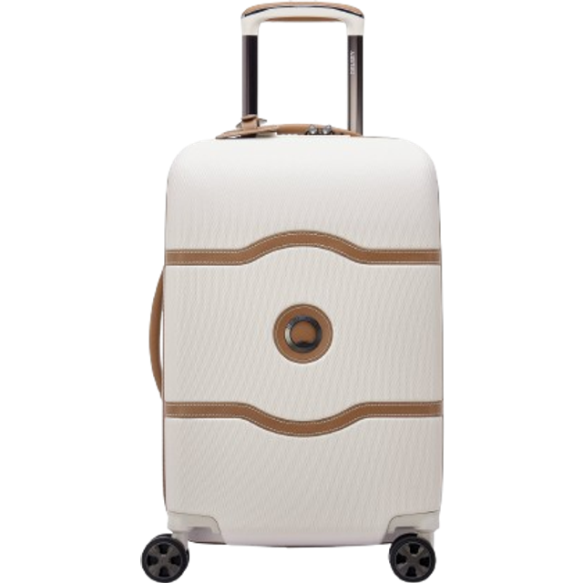 Trolley cabin suitcase 4 double wheels Delsey Chatelet Air 2.0 55 cm - Blanc