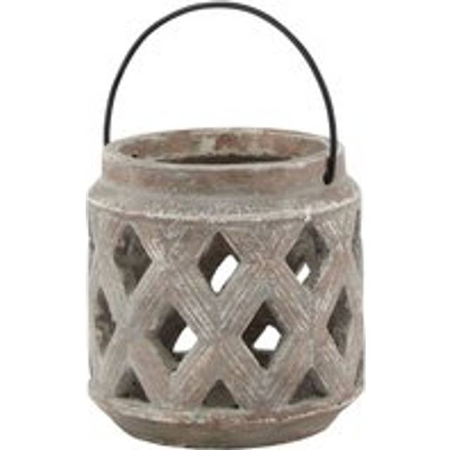 Siena Brown Lattice Lantern