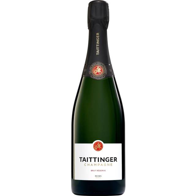Taittinger Brut Reserve Chardonnay, Pinot Noir, Pinot Meunier Champagne 12.5% 75cl - gavehylden.dk