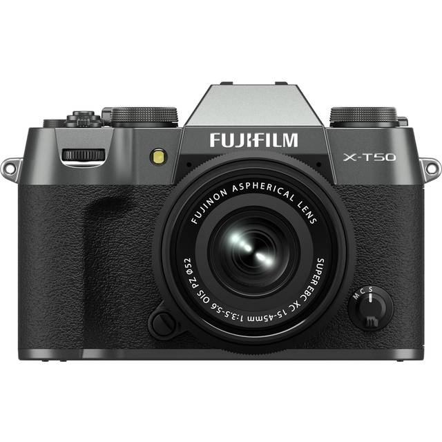 Fujifilm X-T50 Charcoal Silver with XC15-45mm f3.5-5.6 OIS PZ Lens