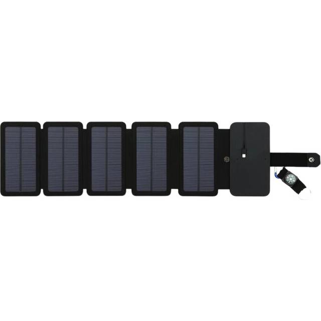 (5 Panels) Portable Solar Panel Foldable Solar Charger With USB Outputs Foldable Solar Panel Solar Charger Portable Power Generation