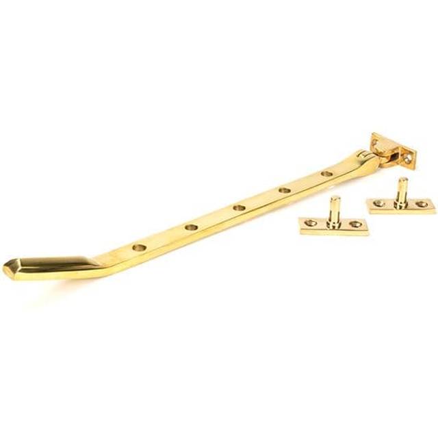 Art Deco Stay - Polished Brass (33.4cm H x 2.1cm W x 0.9cm D)