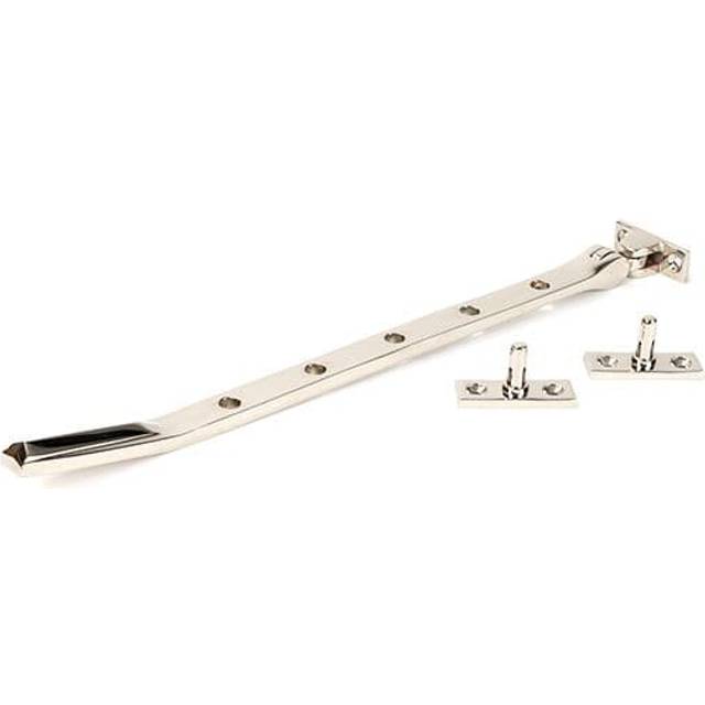 Art Deco Stay - Polished Nickel (33.4cm H x 2.1cm W x 0.9cm D)