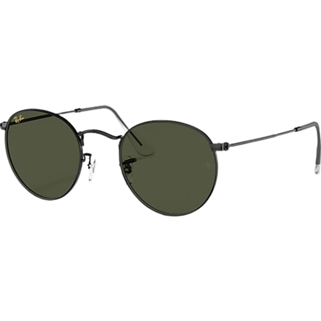 Ray Ban Round Metal Legend Gold Green Classic G-15 Unisex Sunglasses RB3447 919931 50 (Dimension: 6.0000x4.0000x2.0000 inches)