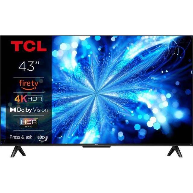 TCL 43PF650 43" 4K Ultra HD, HDR TV, Smart LED Fire TV (Dolby Vision, Dolby Atmos, DTS, HDR 10, Alexa Built-in, Airplay2, Miracast)