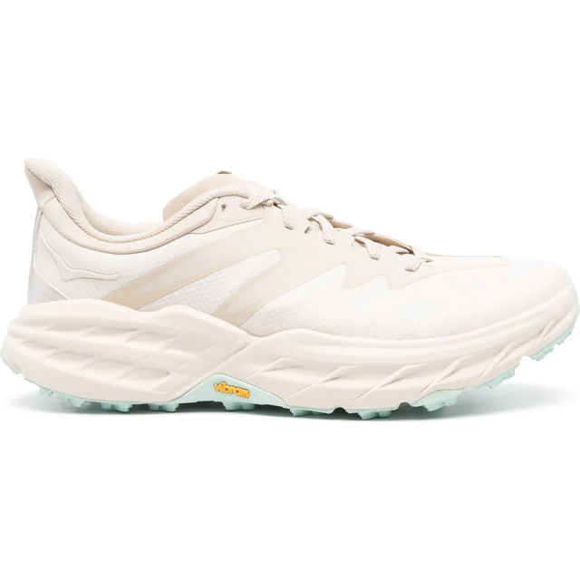 HOKA Stealth/Tech Speedgoat 5 Lifestyle Shoes in Oat Milk/Oatmeal, Size 13.5