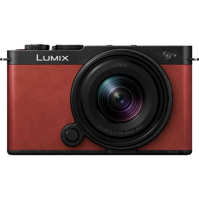 Panasonic Lumix S9 Mirrorless Camera in Red with Lumix S 18-40mm F4.5-6.3 Lens
