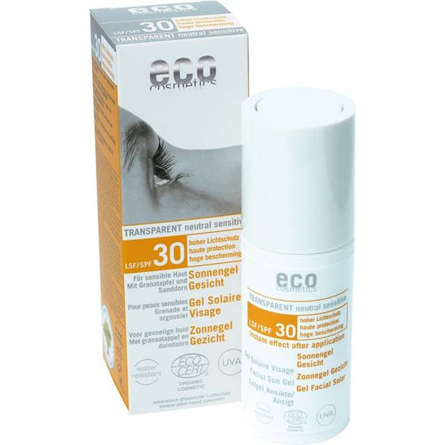 Eco Cosmetics Solgel SPF0 Solkräm ansikte, 30 ml