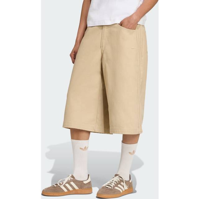 Shorts adidas Firebird Utility Jorts Stone Khaki/ Signal Green 38 (38)