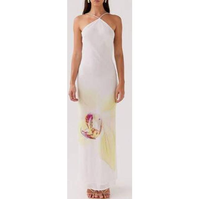 SHEIN Womens Long Summer Dresses Floral Print Sleeveless Strappy Loose Flowy Beach Vacation Maxi Dress Casual 2025