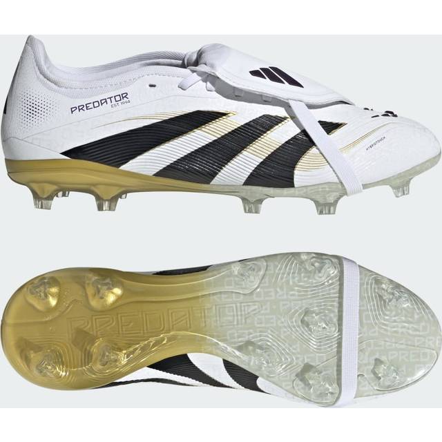 adidas Predator Pro Fold-over Tongue Fg Road To Glory - Vit/svart/guld - Gräs (Fg) - ['Vit'] (40⅔)