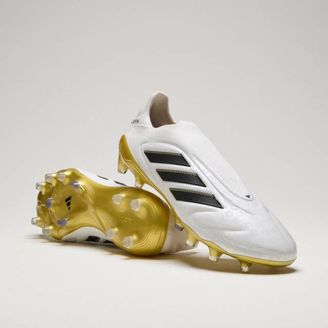 adidas Copa Pure Elite Iii Laceless Fg Road To Glory - Vit/silver/svart/guld - Gräs (Fg) - ['Vit'] (48)