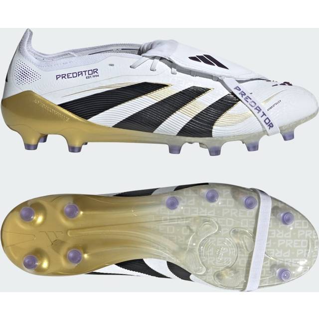 Adidas mens predator fold over tongue astro turf football boots lace up