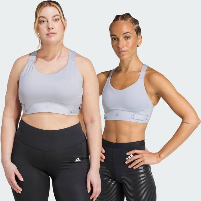 Sports bra adidas FastImpact Luxe Run High Support - Gris