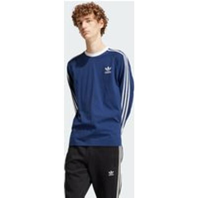 T-shirt adidas Adicolor Classics 3-Stripes Long Sleeve Long-Sleeve Top Night Indigo XXL (XXL)