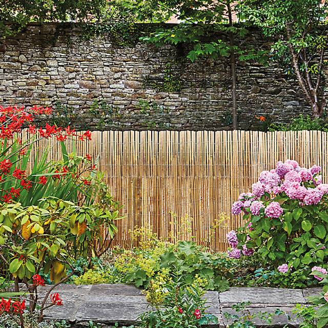Garden Gear Bamboo Slat Screen Roll (1.5m x 4m), Brown