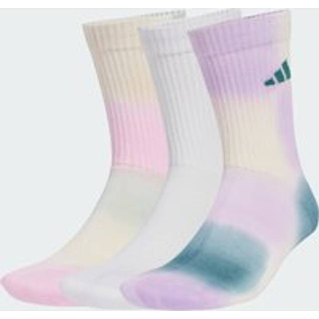Tie-Dye Socks 3 Pairs - Multicolor / Preloved Teal / Preloved Violet / White - 6.5 - 8