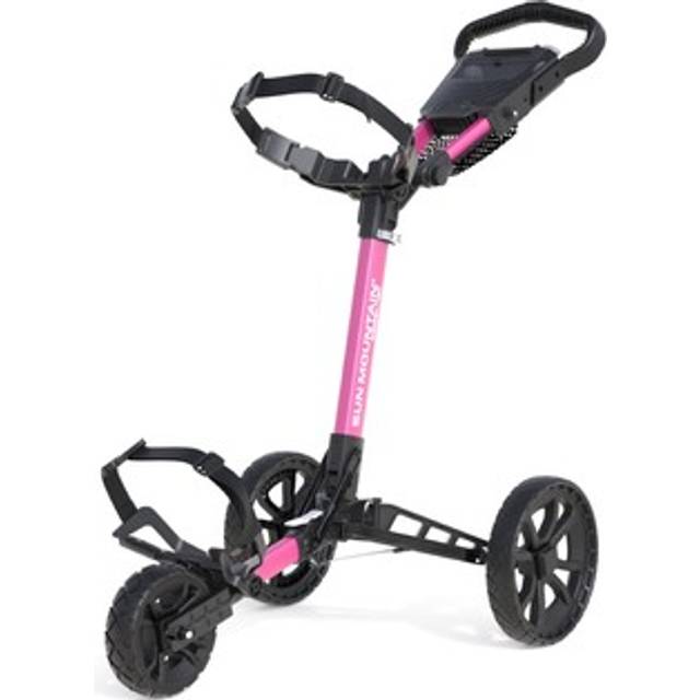 Sun Mountain Ridgeline 3-wheel Golf Push Trolley - Pink
