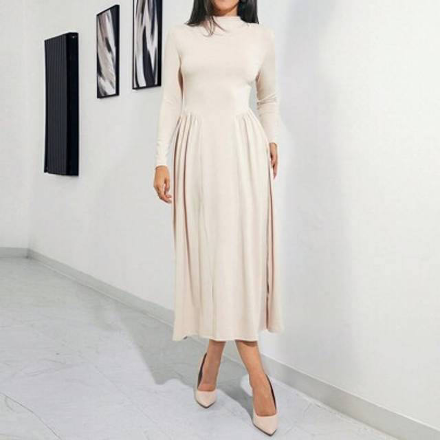 SHEIN Women&#39;s Comfortable & Elegant Long Dress, Autumn/Winter Winter Women Dress