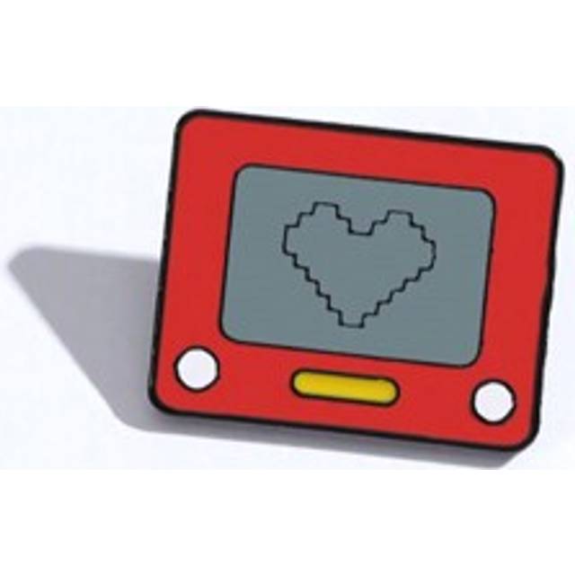 SHEIN Cartoon Cute Love Pattern Card Game Machine Enamel Pin Custom Decorative Brooches Ornaments Lapel Bag Badges Jewelry Gifts Dress Accessories Pin For C