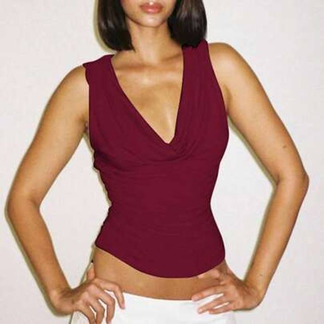 SHEIN Women Summer Hollow Out Patchwork Crop Tanks Sexy Party Club Tops